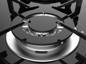 fogatti cooktop 4 burners v400 tc 3D Model