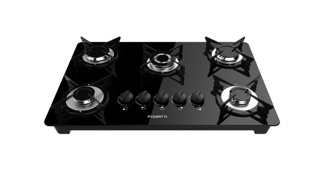 fogatti cooktop 5 burners v500 tc Modelo 3D .c4d .max .obj .3ds .fbx .stl .blend 