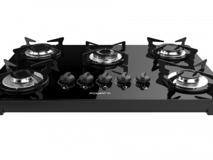 fogatti cooktop 5 burners v500 tc Modelo 3D