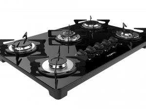 fogatti cooktop 5 burners v500 tc 3D Model
