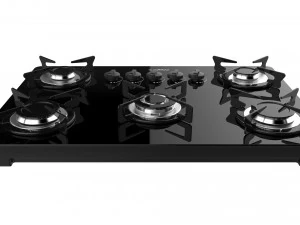 fogatti cooktop 5 burners v500 tc 3D Model