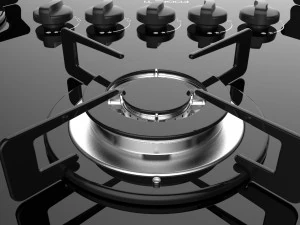 fogatti cooktop 5 burners v500 tc 3D Model