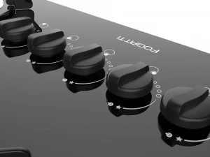 fogatti cooktop 5 burners v500 tc 3D Model