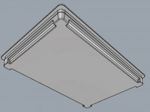 fogatti cooktop 5 burners v500 tc 3D Model