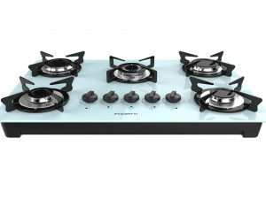 fogatti cooktop 5 burners v500 tc white 3D-Modell