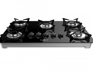 fogatti cooktop 5 burners v500 x 3D मॉडल
