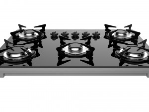 fogatti cooktop 5 burners v500 x 3D मॉडल