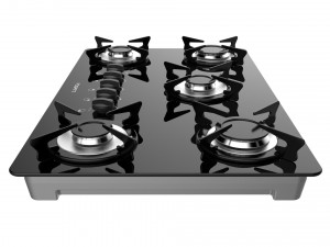 fogatti cooktop 5 burners v500 x 3D मॉडल