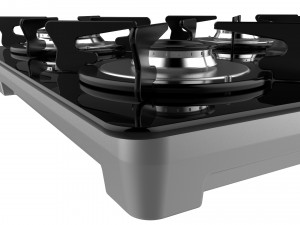 fogatti cooktop 5 burners v500 x 3D मॉडल