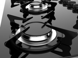 fogatti cooktop 5 burners v500 x 3D मॉडल