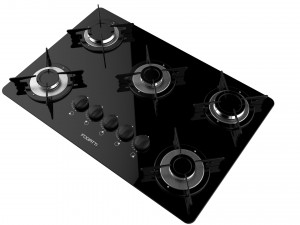 fogatti cooktop 5 burners v500 x 3D मॉडल