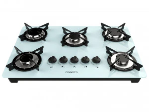 フォガッティ クックトップ 5 バーナー v500 x ホワイト 3Dモデル