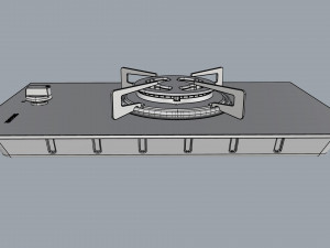 cooktop suggar 1 burner fg0101vp 3Dモデル