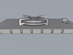 cooktop suggar 1 burner fg0101vp 3Dモデル