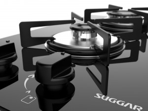 cooktop suggar 2 burners fg2002vp 3D Модель