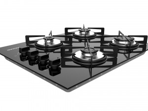 cooktop suggar 4 burners fg4004vp Modello 3D