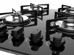cooktop suggar 4 burners fg4004vp Modello 3D