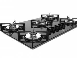 cooktop suggar 5 burners fg5005vp Modelo 3D