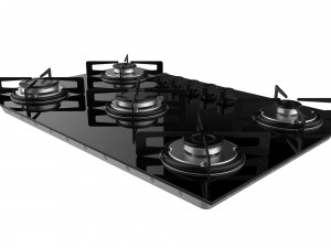 cooktop suggar 5 burners fg5005vp Modelo 3D