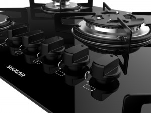 cooktop suggar 5 burners fg5305vp 3D Model