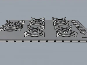 cooktop suggar 5 burners fg5535vp 3D Model