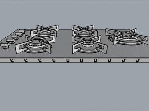 cooktop suggar 5 burners fg5535vp 3D 모델