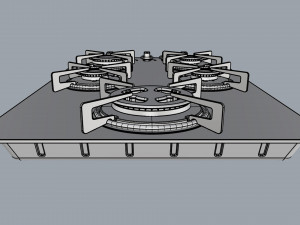 cooktop suggar 5 burners fg5535vp 3D 모델