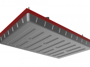 cooktop suggar red glass 5 burners fg5305br Modelo 3D