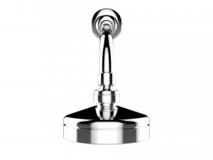 deca shower curved pipe Modelo 3D