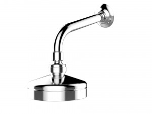 deca shower curved pipe Modelo 3D