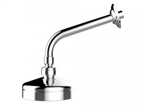 deca shower curved pipe Modelo 3D