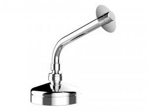 deca shower curved pipe Modelo 3D