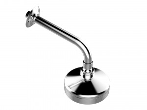 deca shower curved pipe Modelo 3D