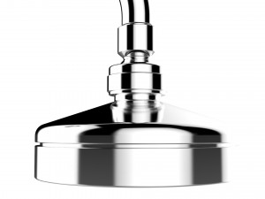 deca shower curved pipe Modelo 3D
