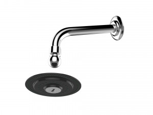 deca shower curved pipe Modelo 3D