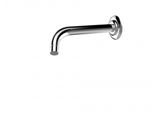 deca shower curved pipe Modelo 3D