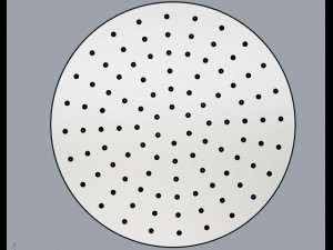 docol ceiling shower eden r300 Modèle 3D