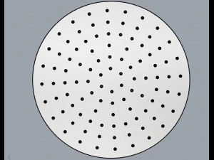 docol ceiling shower eden r300 3D Model