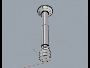 docol ceiling shower eden r300 3D Model
