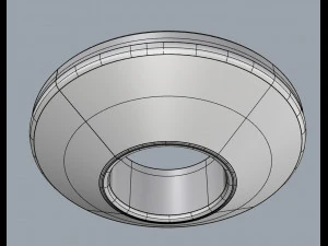 docol ceiling shower eden r300 3D Model