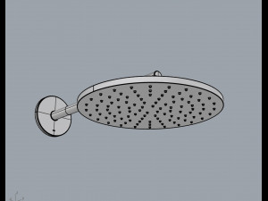 docol shower eden r300 Modelo 3D