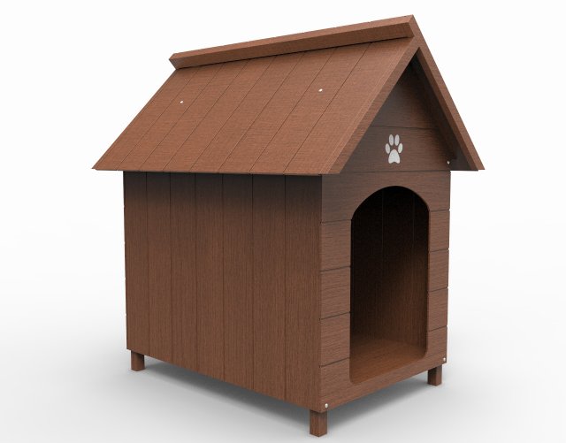 dog house Modello 3D .c4d .max .obj .3ds .fbx .stl .blend 