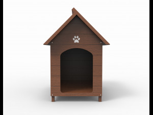 dog house Modello 3D