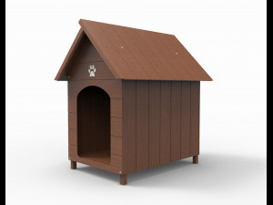 dog house Modello 3D