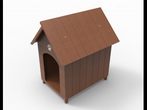 dog house Modello 3D