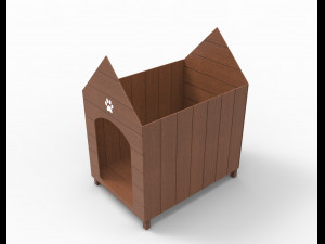 dog house Modello 3D