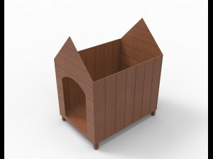 dog house Modello 3D