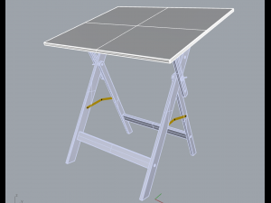 drafting table 3D 模型