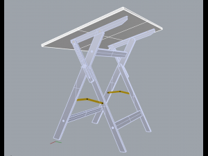 drafting table 3D 模型