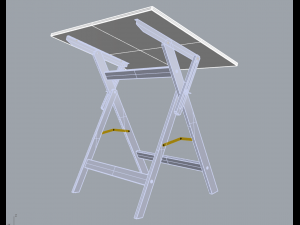 drafting table 3D 模型